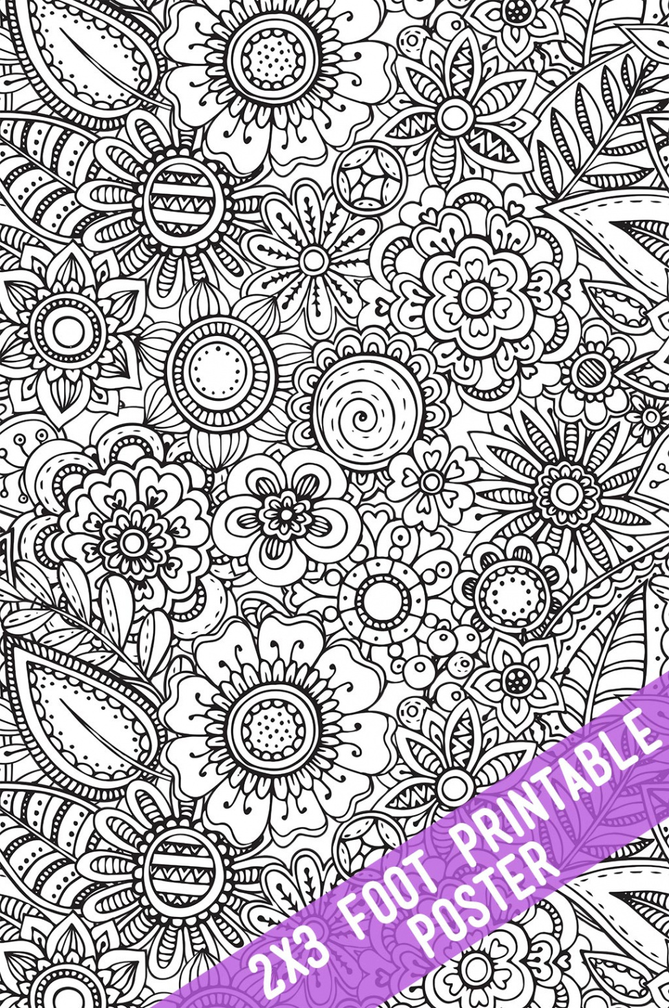 Printable Coloring Tablecloths and Posters - The Crafting Chicks