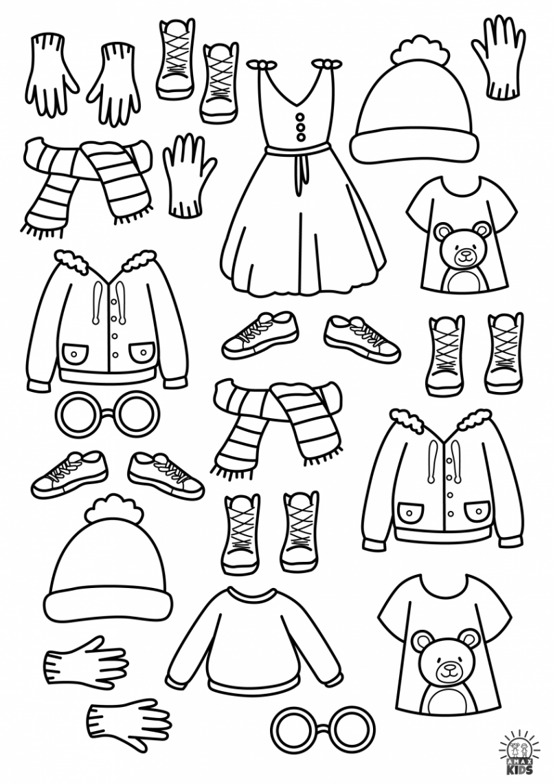 Printable Dress Up Paper Dolls – Family  Amax Kids