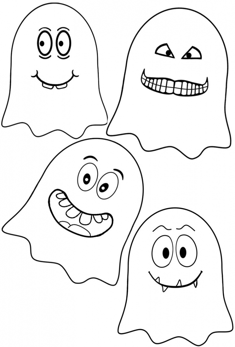 Printable Ghosts for Halloween  Rooftop Post Printables