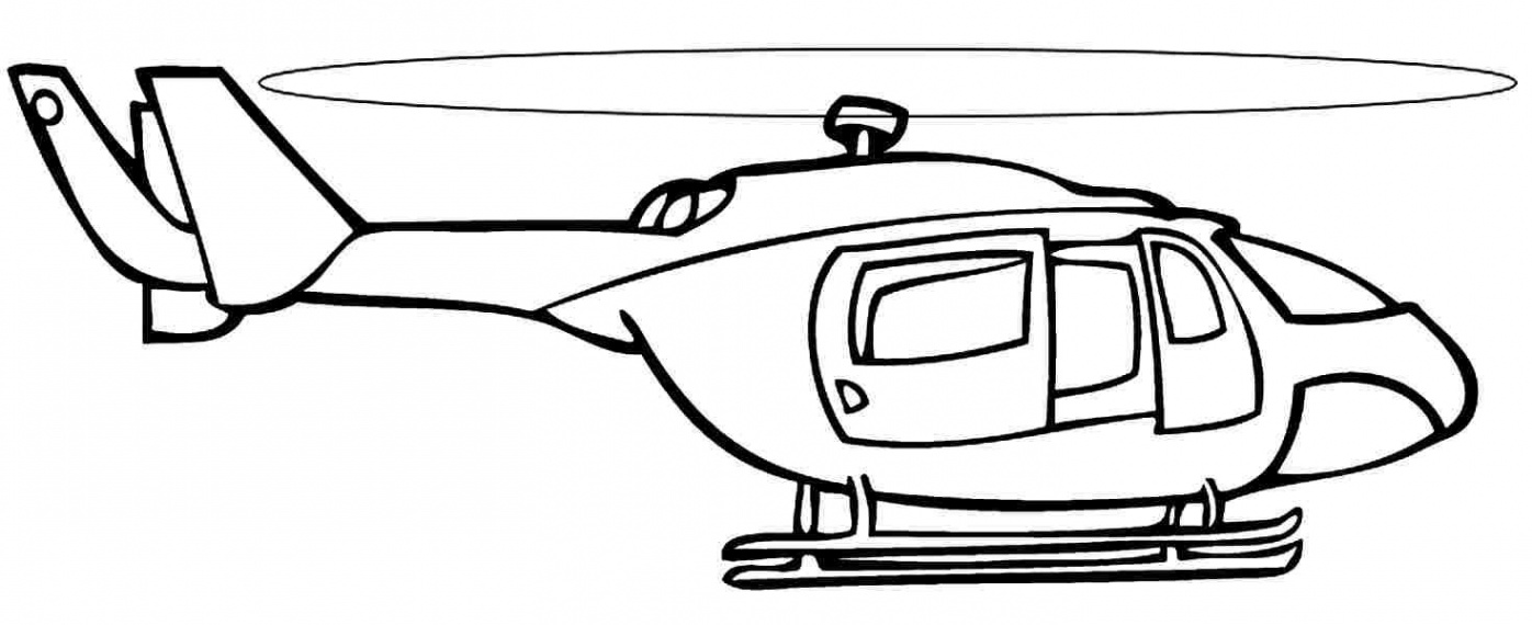 Printable helicopter coloring pages   Shape coloring pages