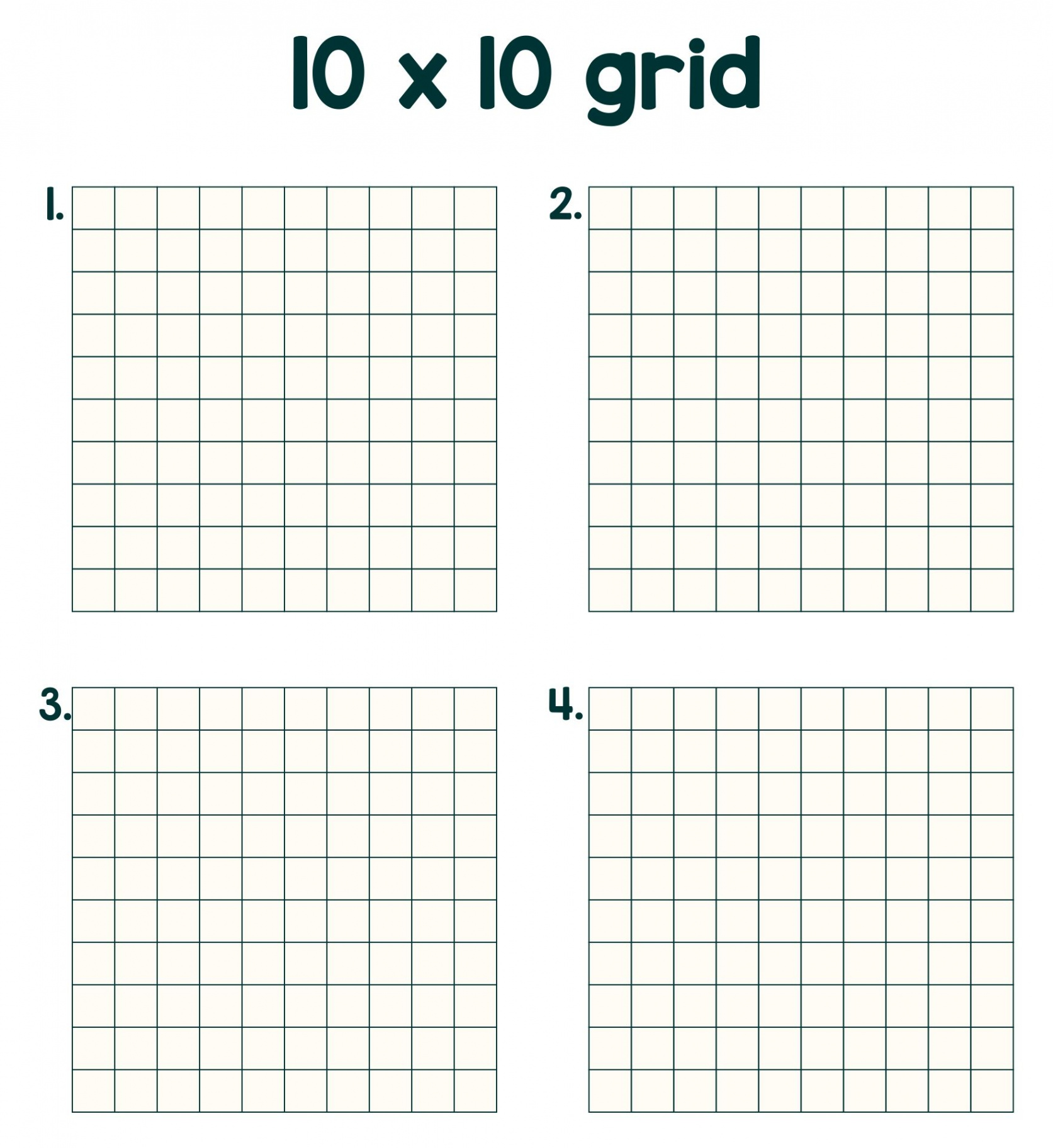 Printable Multiple  X  Grid Graph Paper  Graphing, Grid