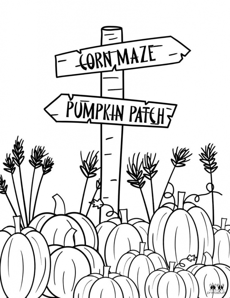 Printable Pumpkin Coloring Page-Page   Pumpkin coloring pages