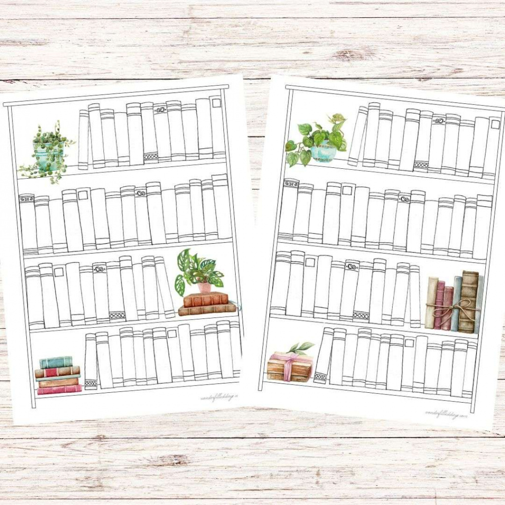 Printable Reading Bookshelf Log - Wonder-Filled Days