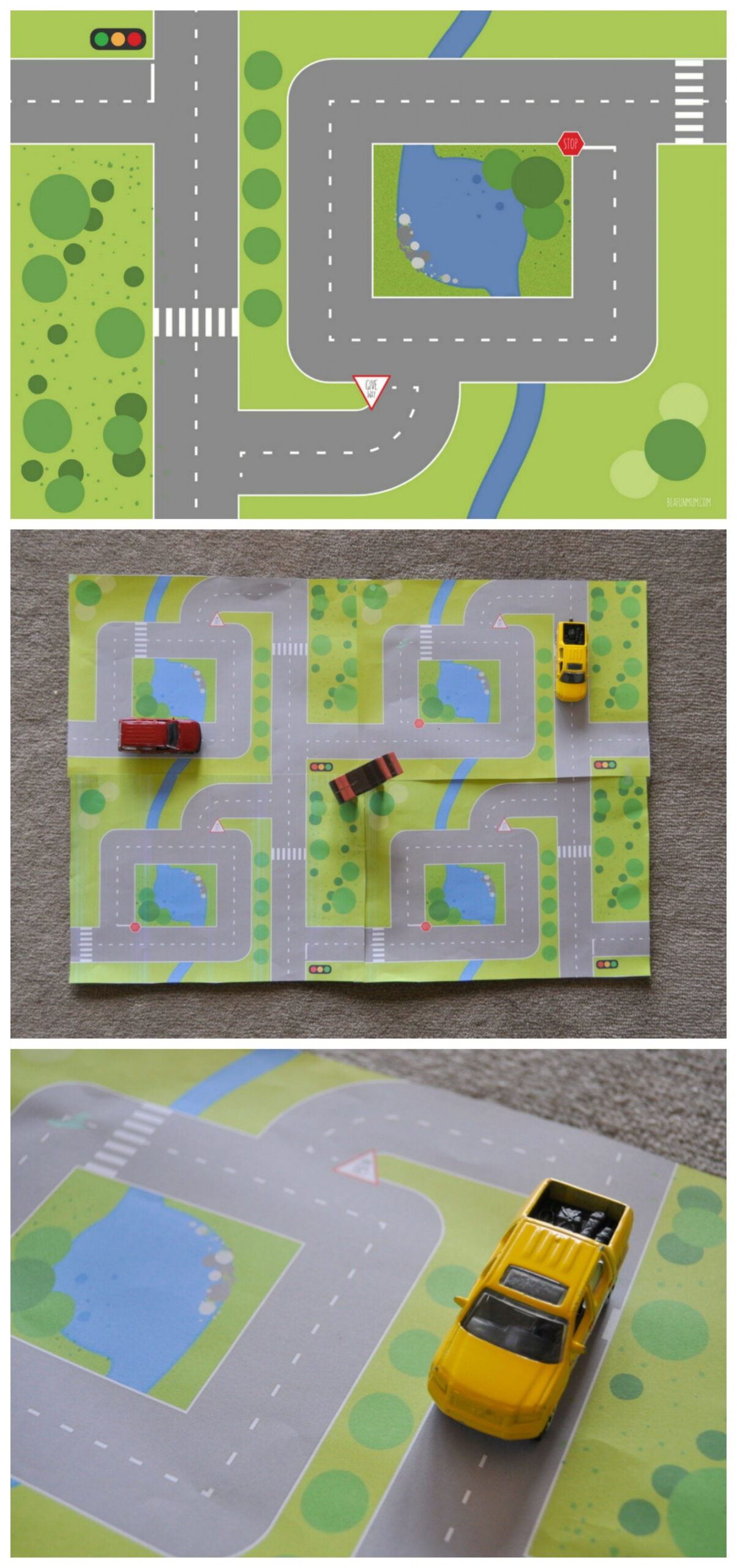 Printable Road/Garden Play Mats  Be A Fun Mum