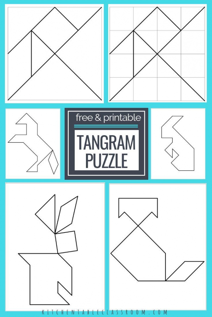 Printable Tangrams - An Easy DIY Tangram Template - The Kitchen