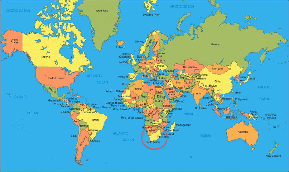 Printable World Map