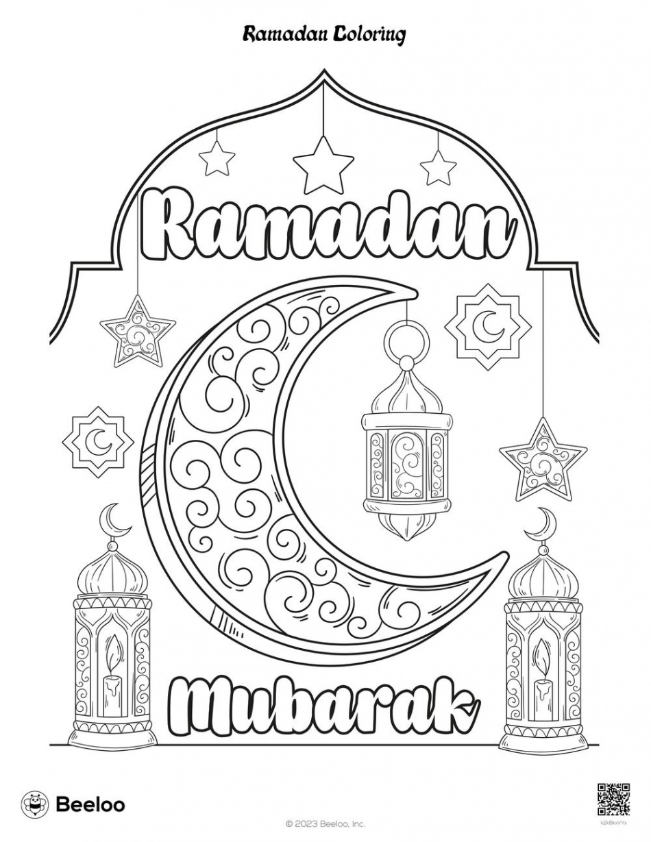 Ramadan-themed Coloring Pages • Beeloo Printable Crafts and