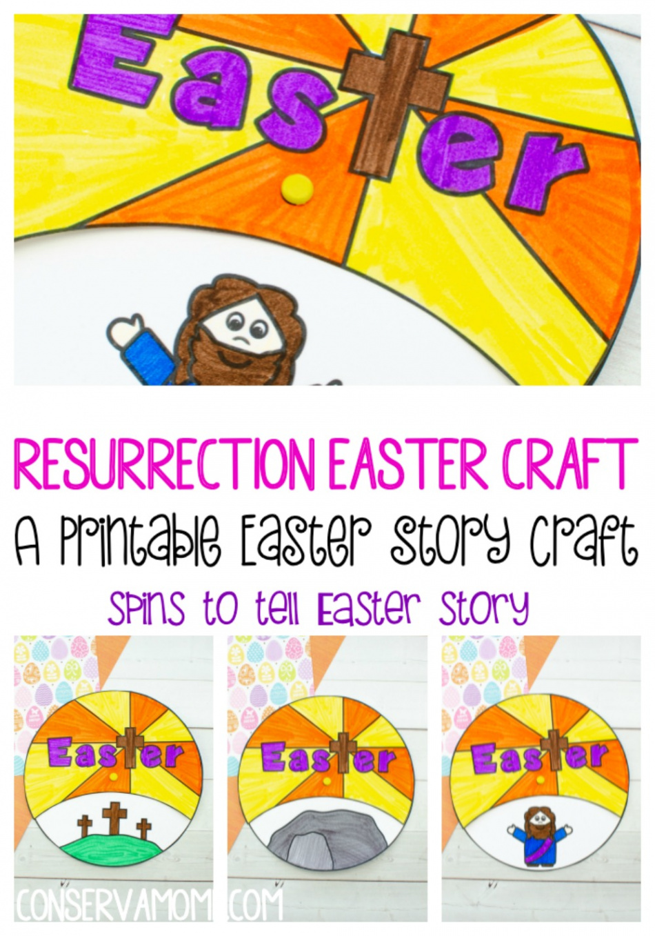 Resurrection Easter Craft : A Printable Easter Story Craft