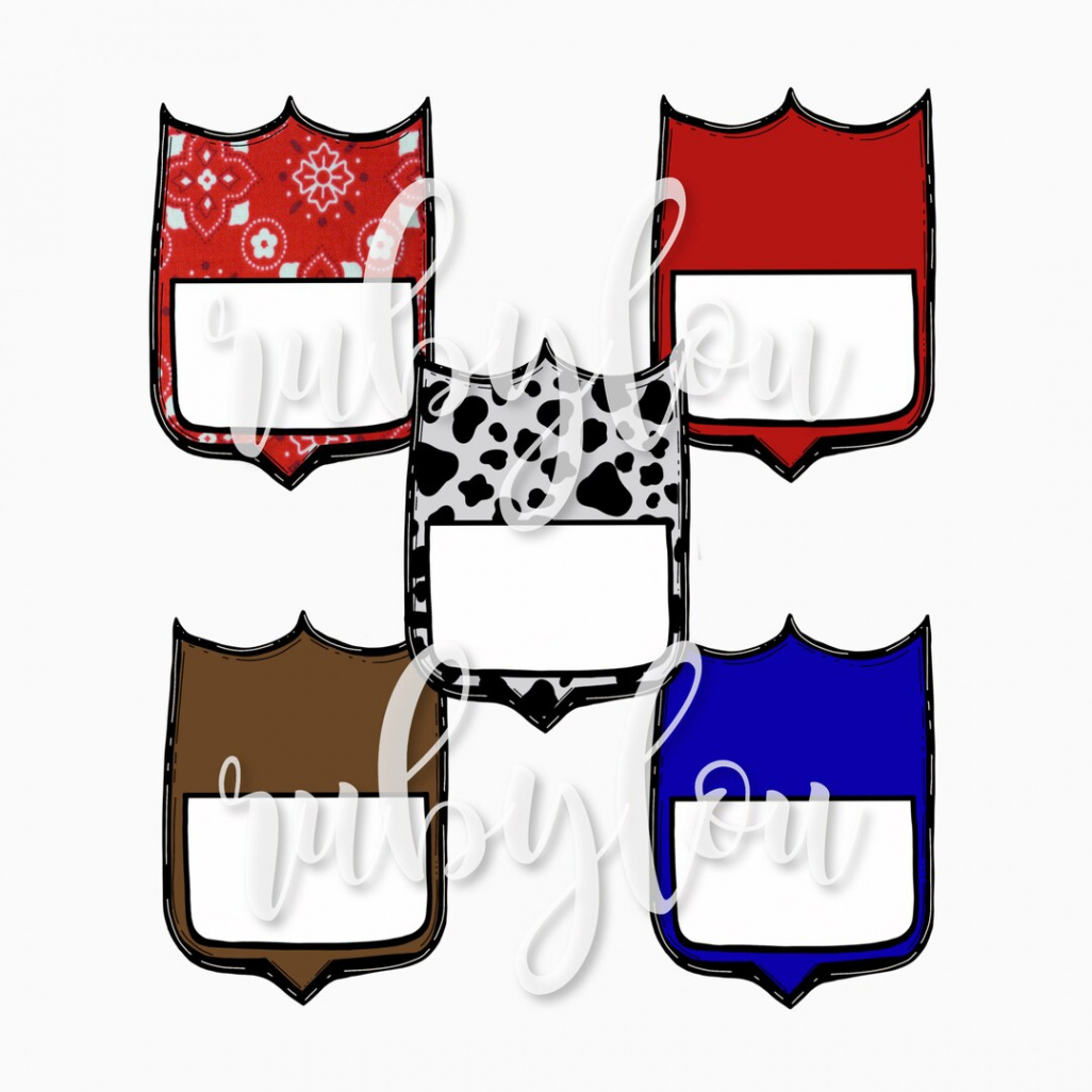 Rodeo Back Numbers Number Tag BUNDLE Bandana Cow Red