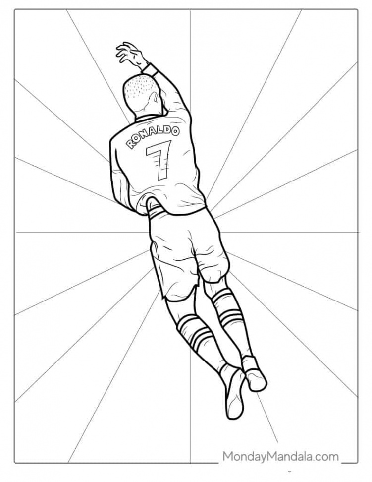 Ronaldo Coloring Pages (Free PDF Printables)