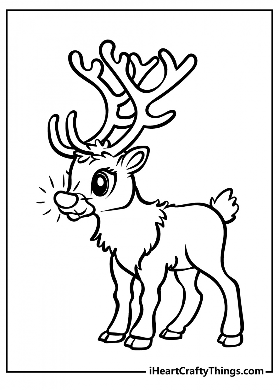 Rudolph Coloring Pages (% Free Printables)