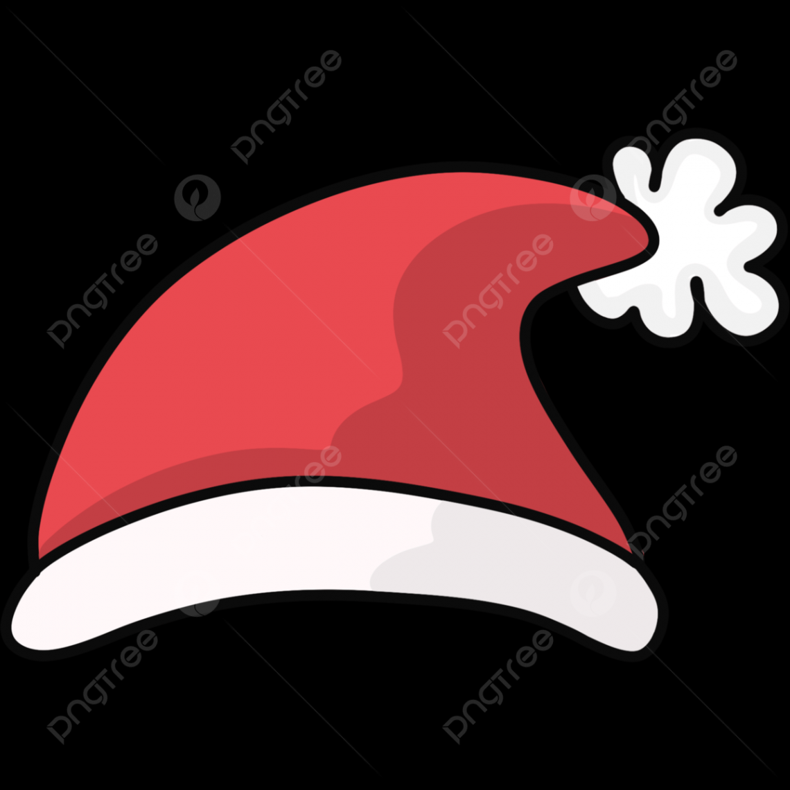 Santa Hat, Santa, Santa Claus, Christmas PNG Transparent Clipart