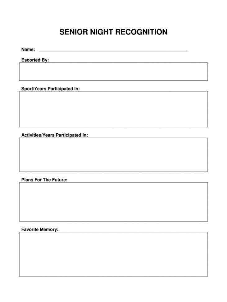 Senior night questionnaire: Fill out & sign online  DocHub