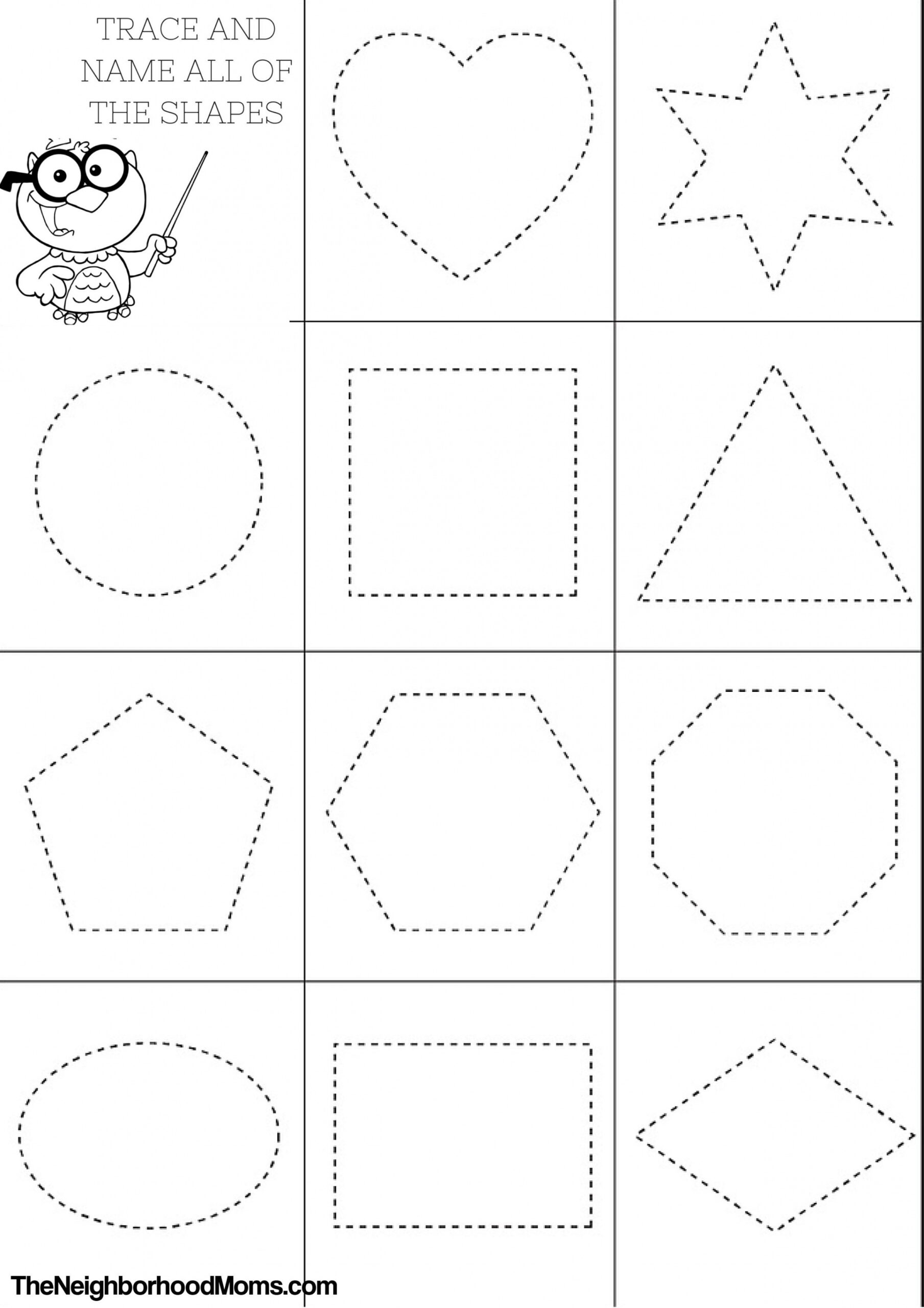 Shapes Coloring Pages Printable  Printable shapes, Shapes