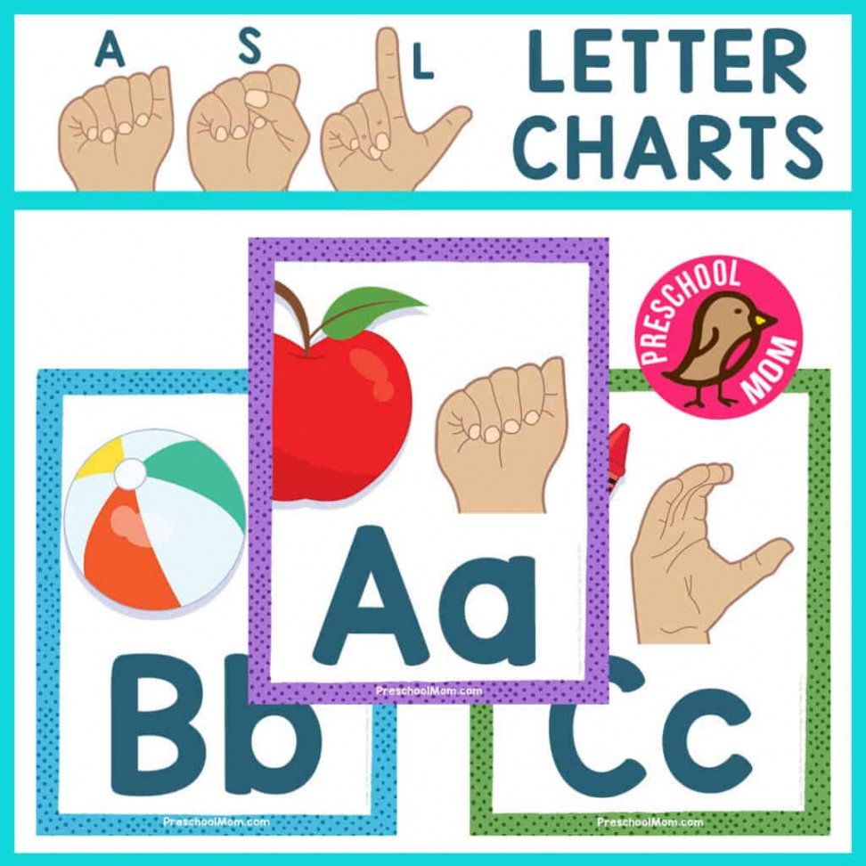 Sign Language Printables - Preschool Mom