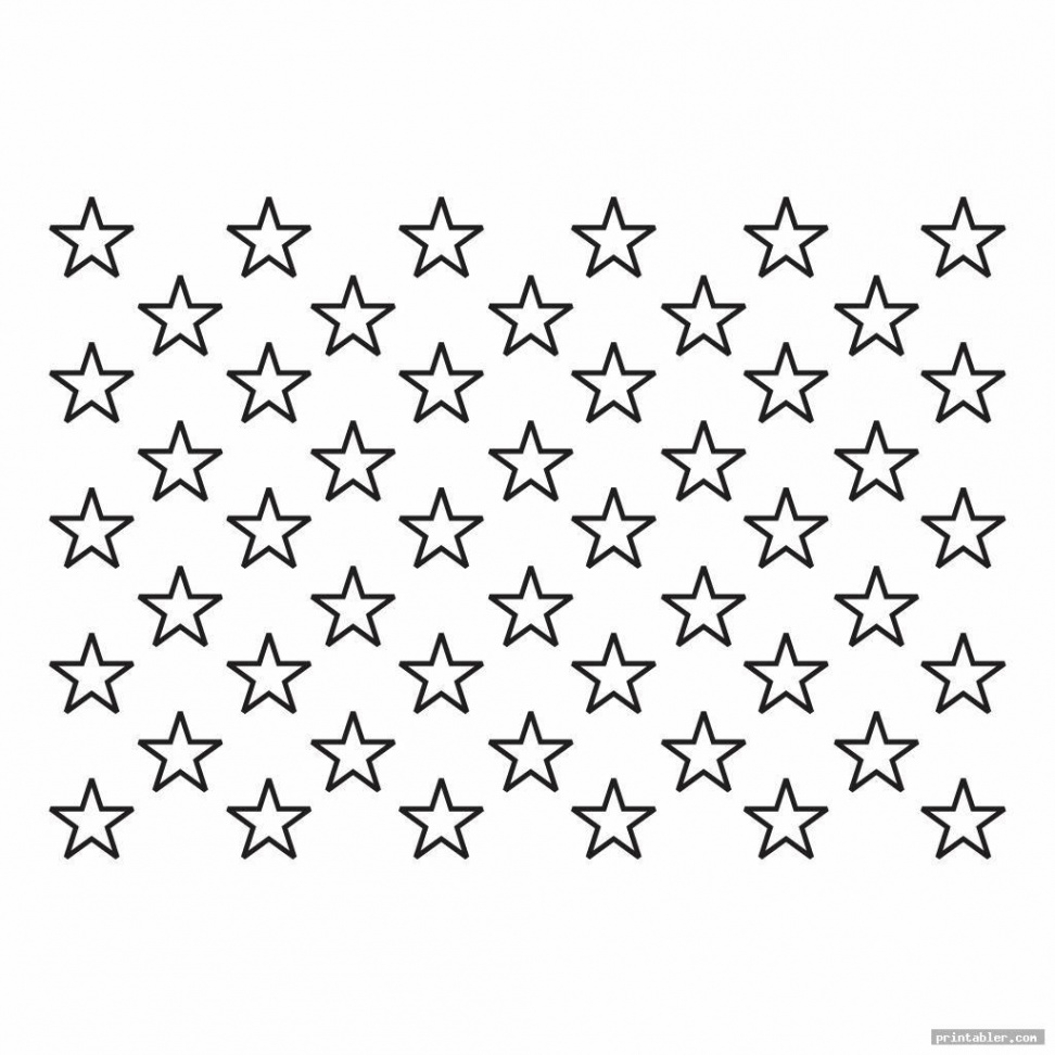 simple american flag stars stencil printable  American flag art