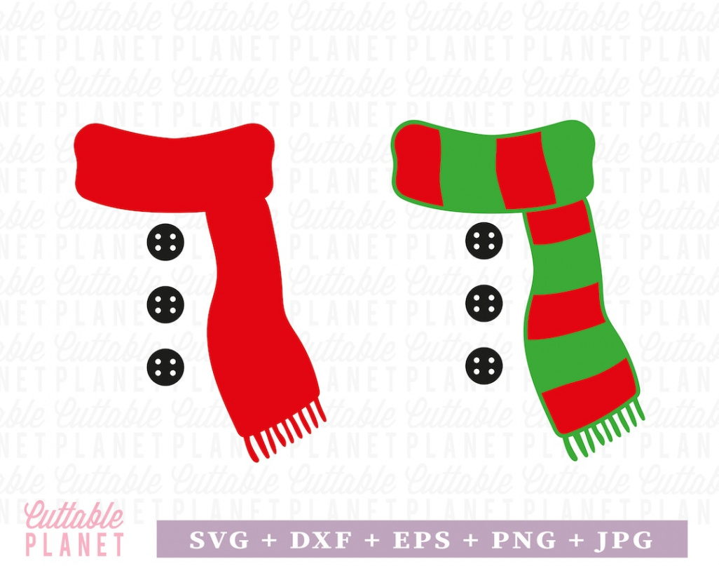 Snowman Scarf Svg Dxf Eps Png Jpg Snowman Scarf Png - Etsy