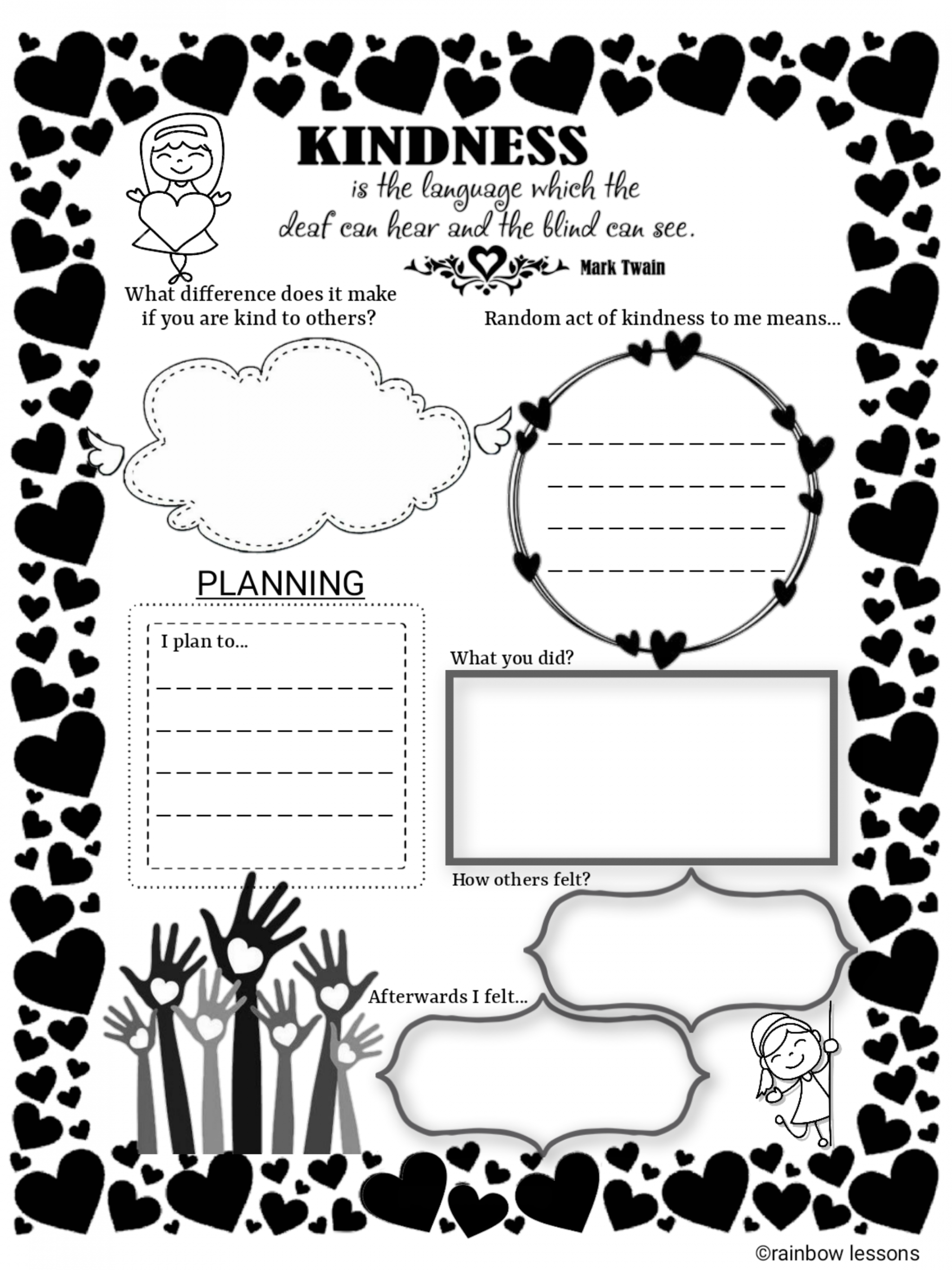 Social Emotional Learning Worksheets