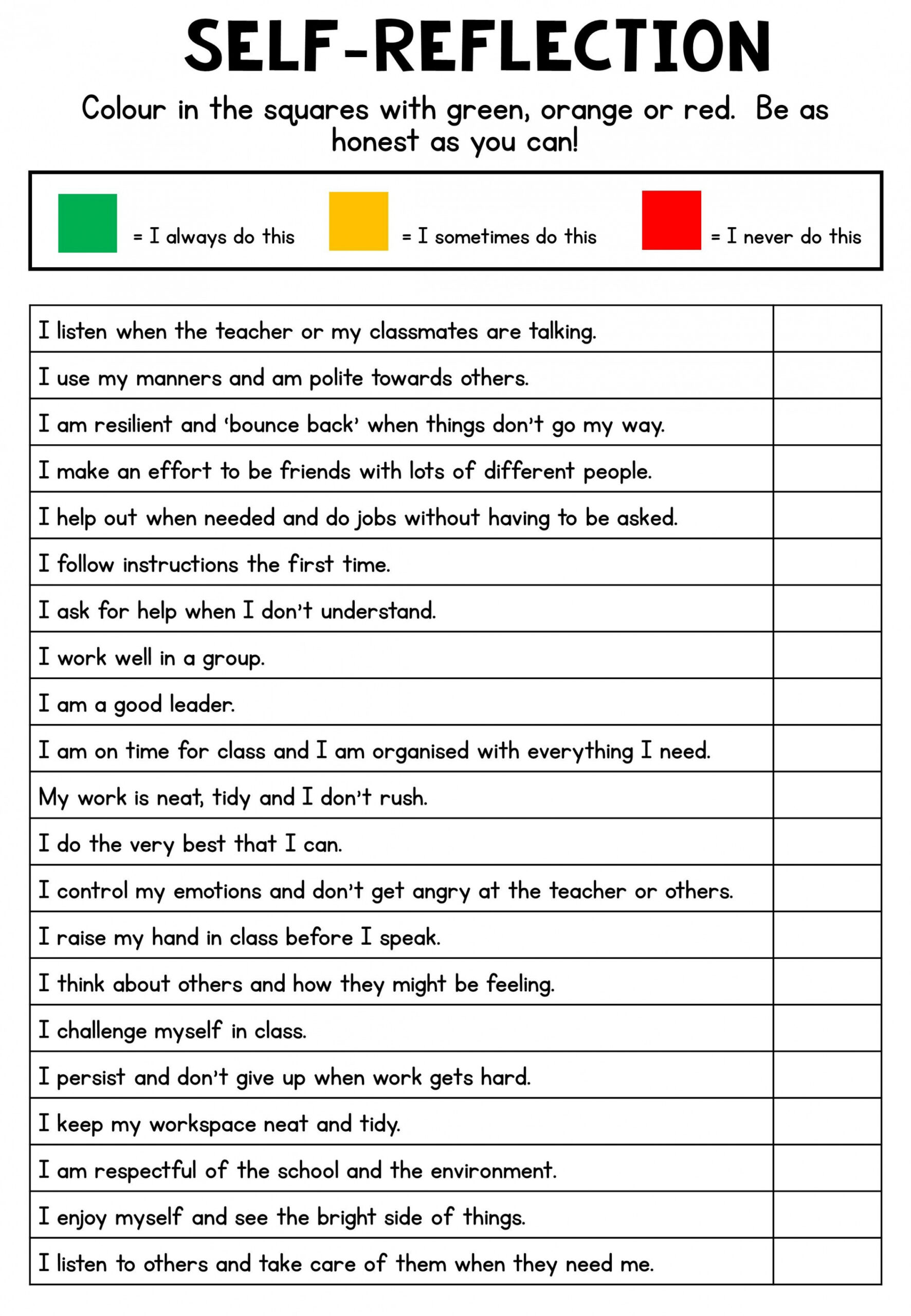 Social Emotional Worksheets - Four Free Activities  Learning