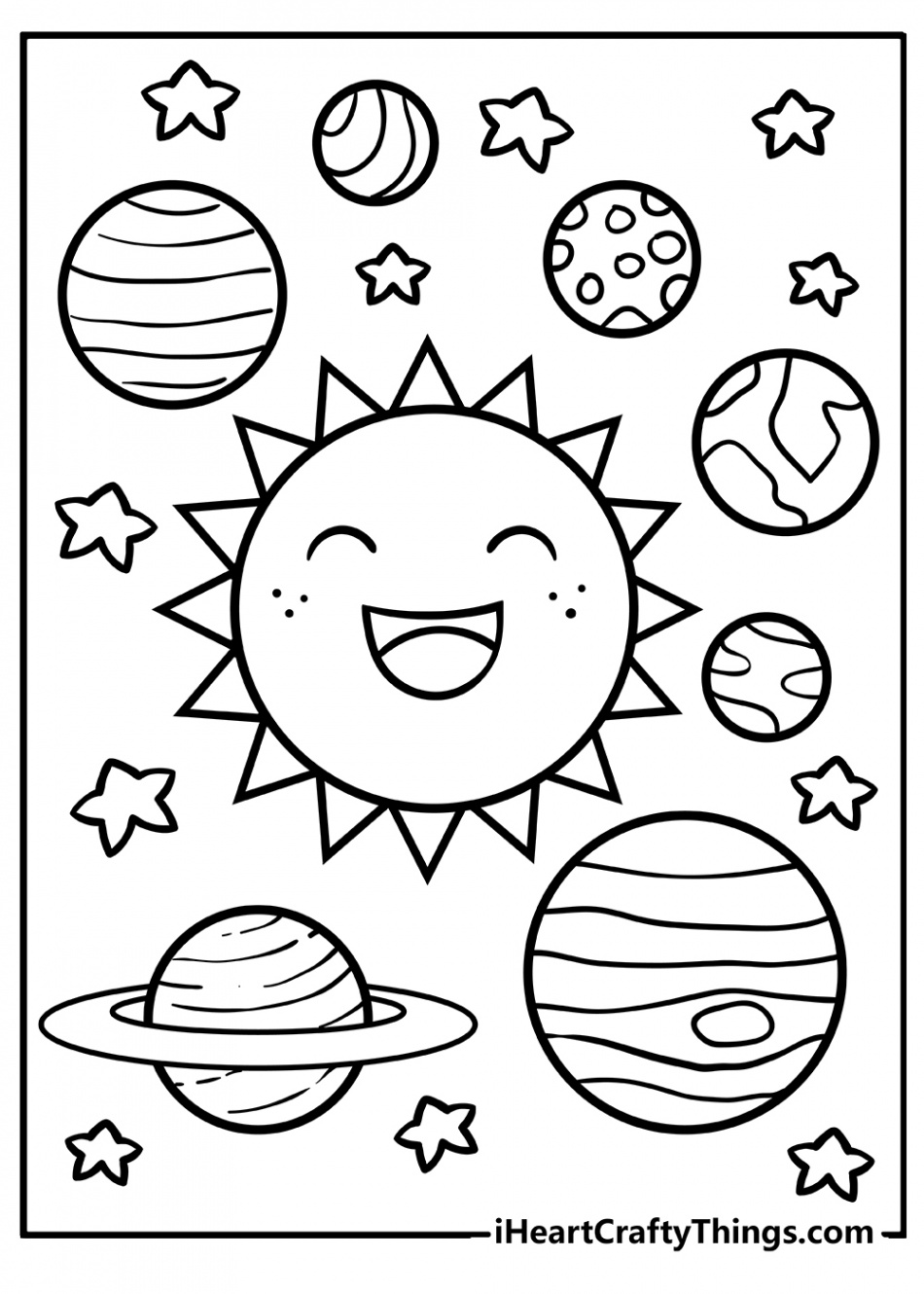 Solar System Coloring Pages (% Free Printables)