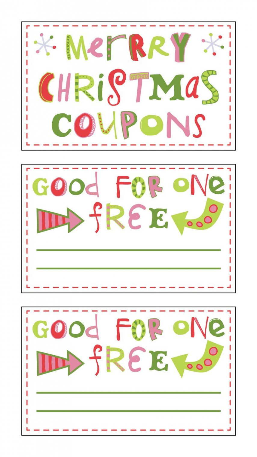 Spread the Holiday Cheer with FREE Printable Christmas Coupons