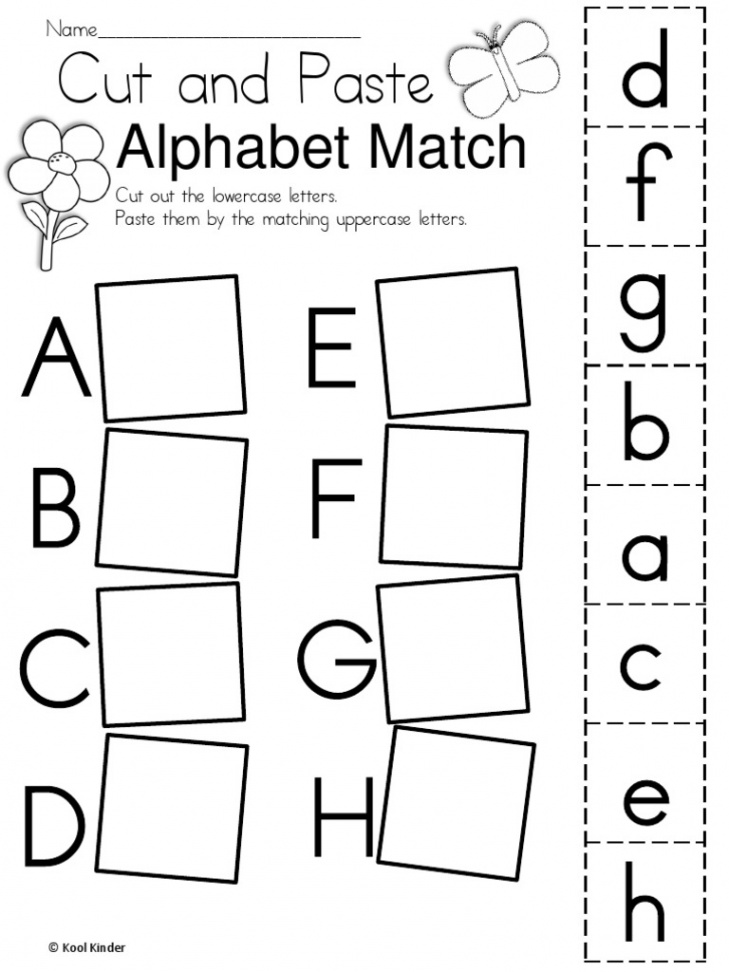 Spring Alphabet Match Cut Paste  PDF  Letter Case  Symbols