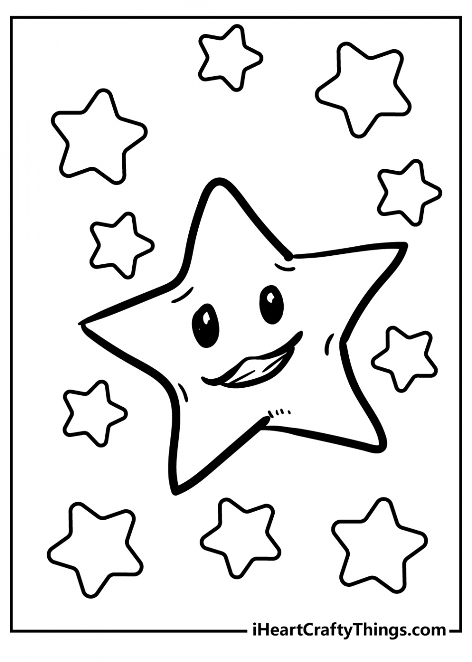 Star Coloring Pages (% Free Printables)