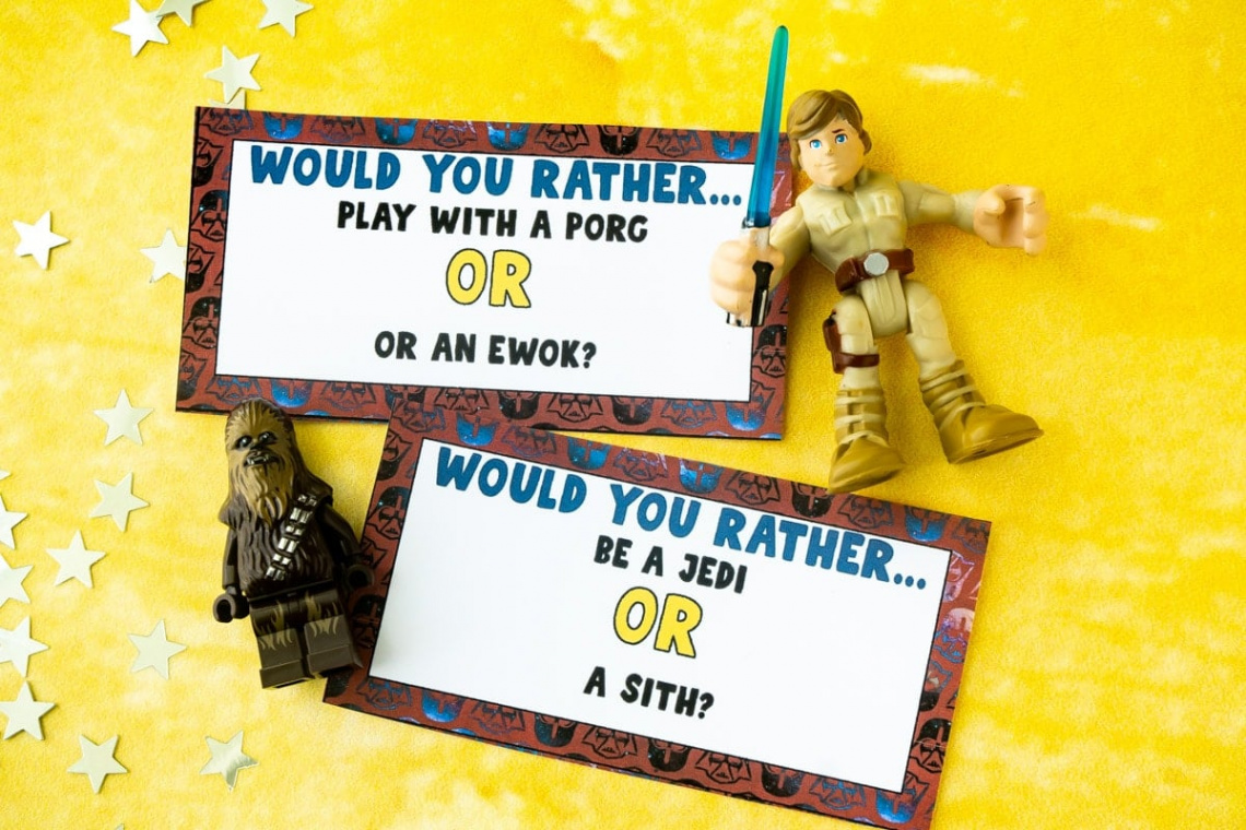 Star Wars Would You Rather Questions Free Printable! - Play