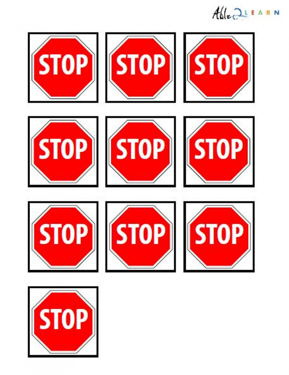 Stop Sign Pecs: ABA Resource