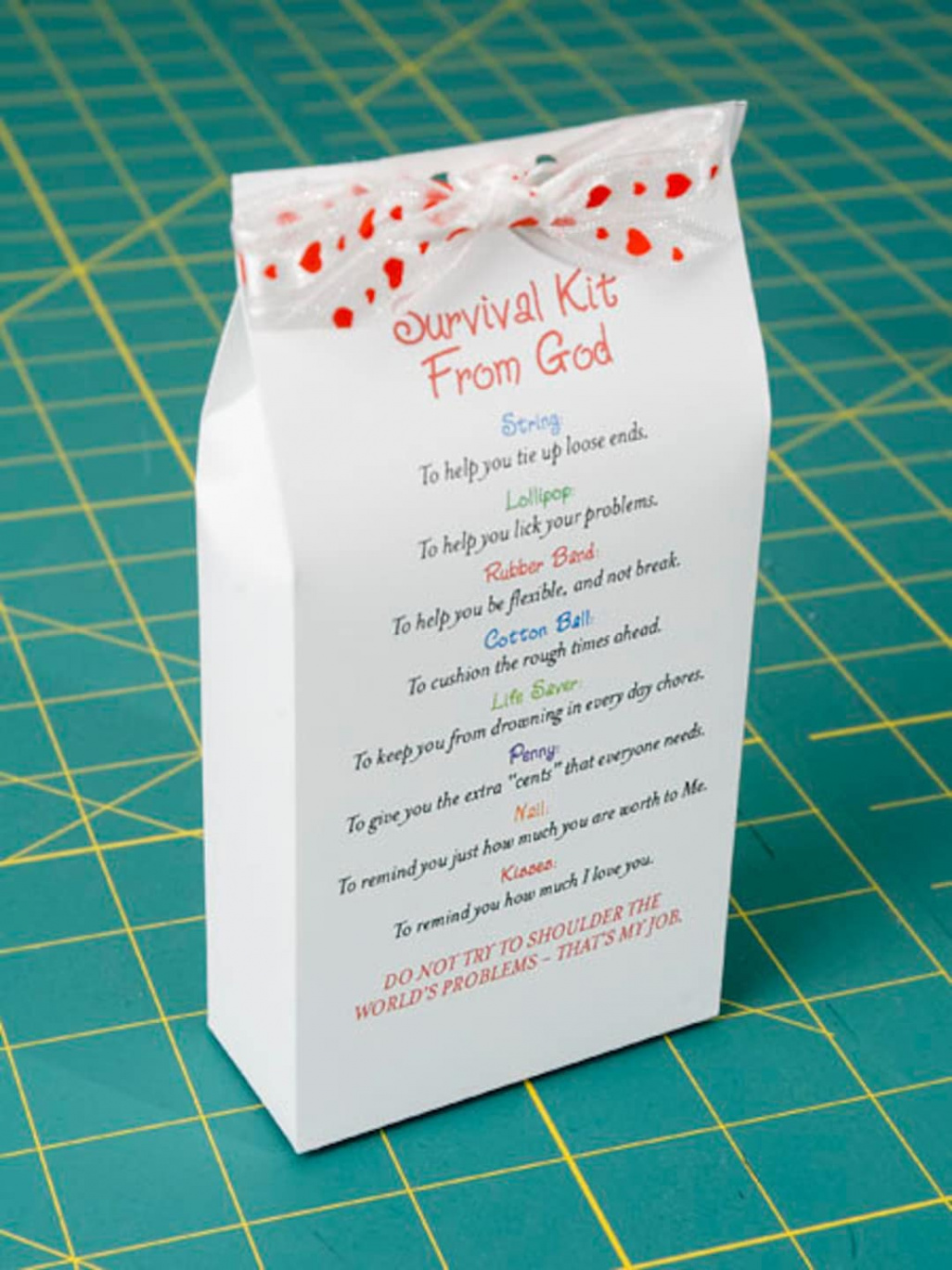 Survival Kit From God Printable PDF - Etsy