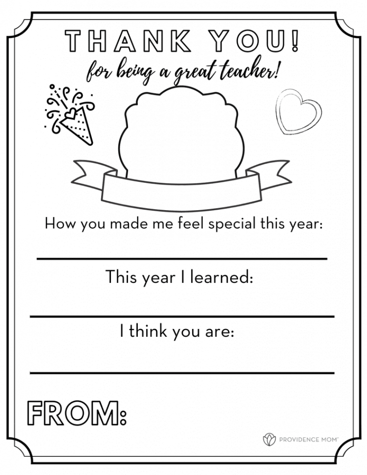 Teacher Appreciation Week:: Free Printable