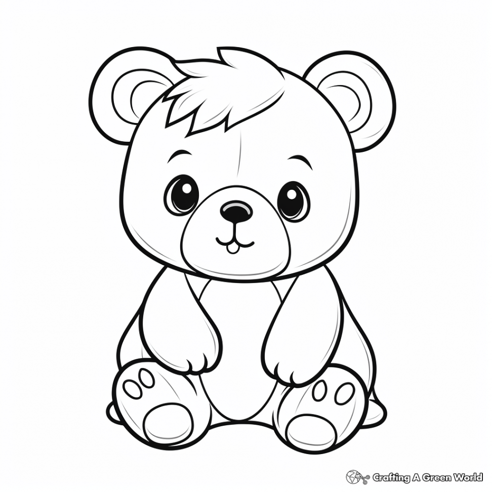 Teddy Bear Coloring Pages - Free & Printable!