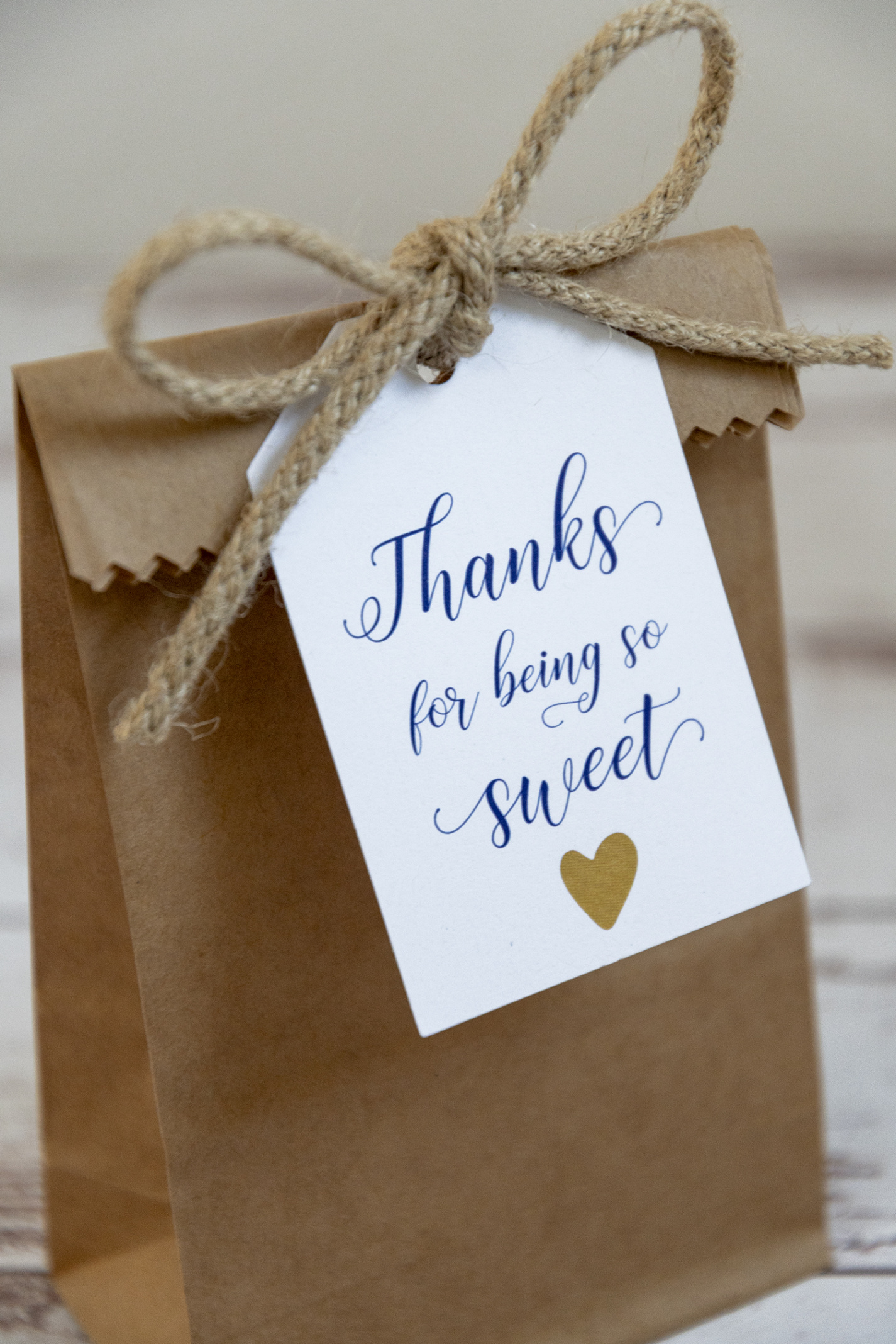 Thanks for Being So Sweet Free Printable Gift Tags – FAKING IT