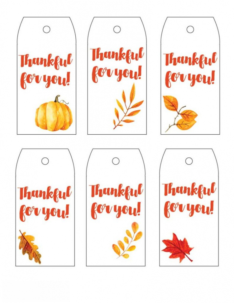 Thanksgiving Printable Gift Tags - South Georgia Style