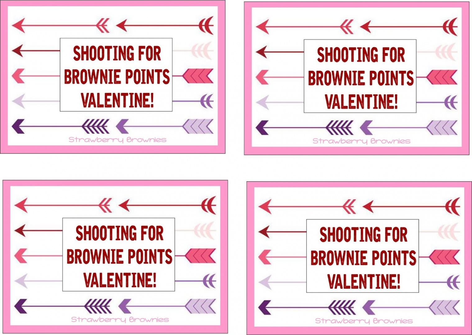 The Devilish Dish: Strawberry Brownies +FREE "Shooting for Brownie