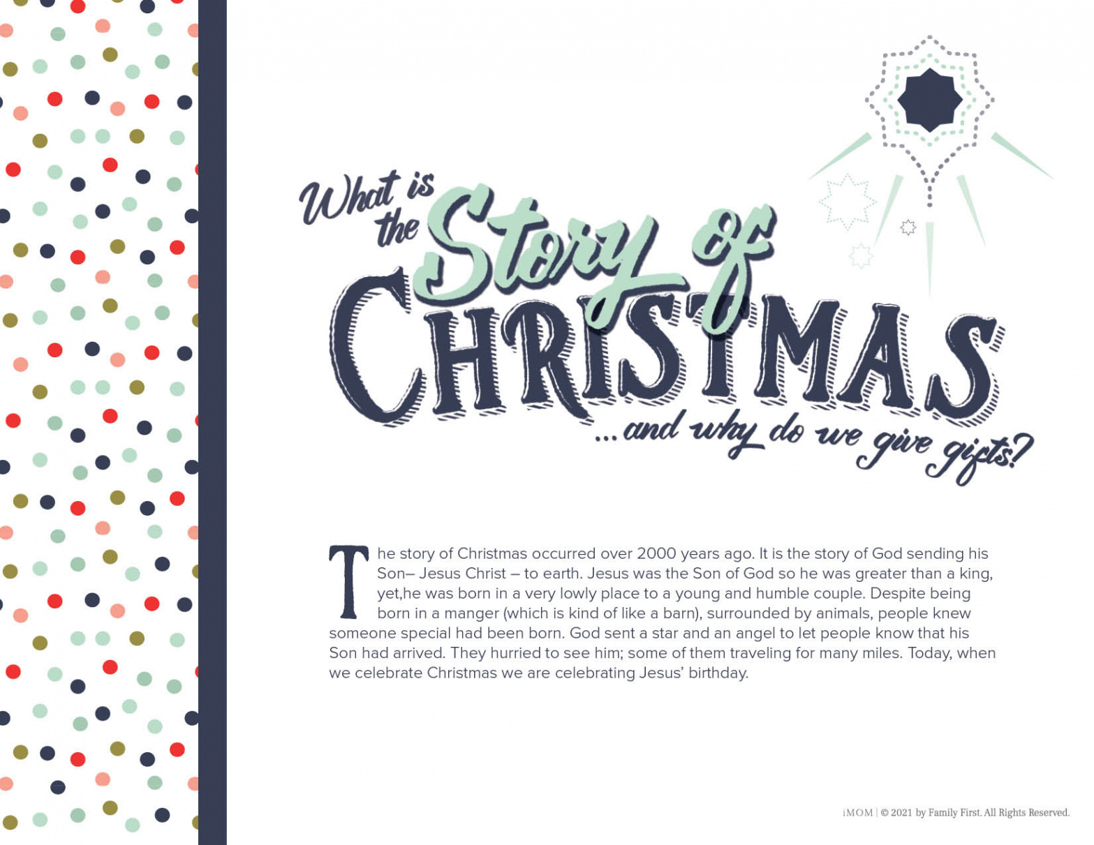 The Story of Christmas - iMOM