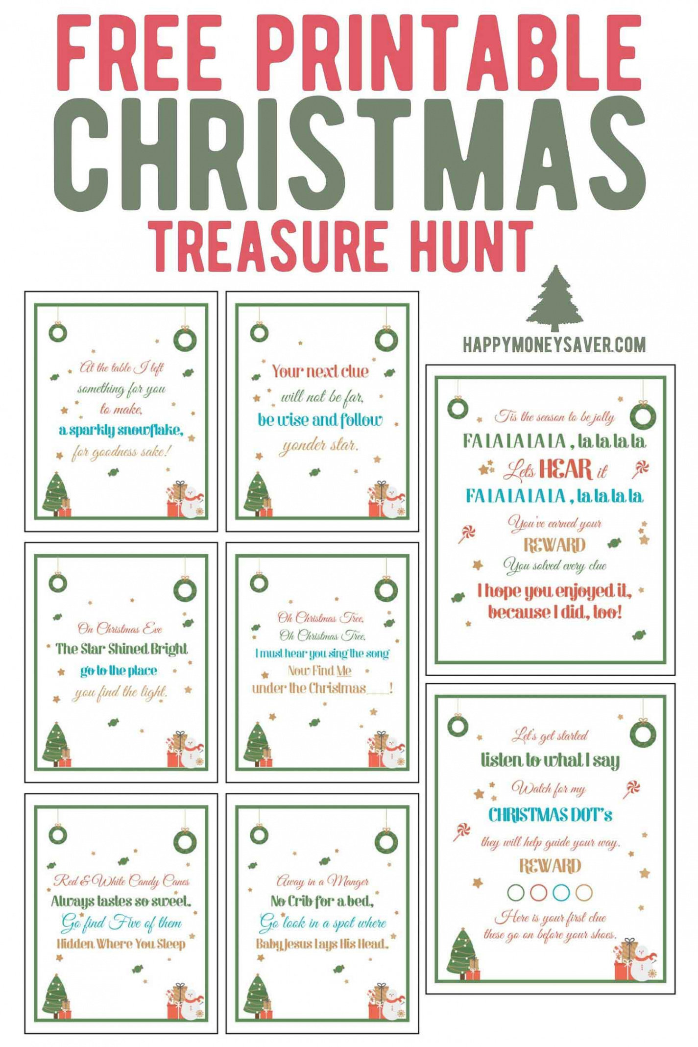 The Ultimate Christmas Treasure Hunt + free printable