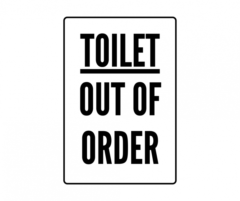 Toilet Out Of Order Sign: Printable Templates (Free PDF Downloads)