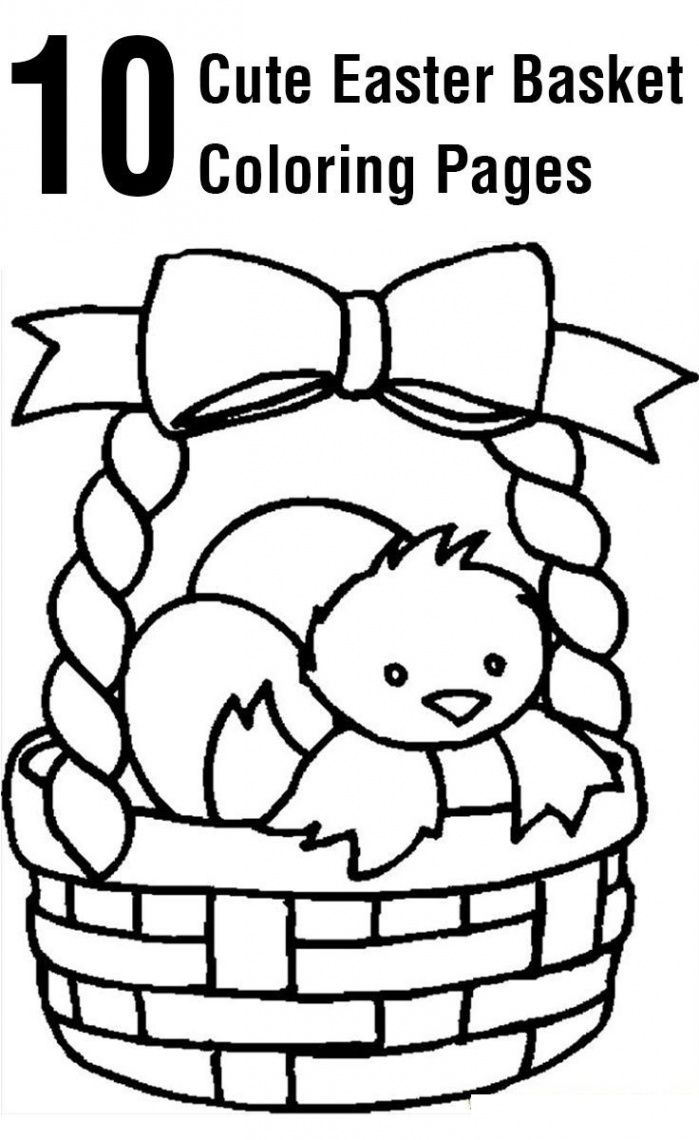 Top  Free Printable Easter Basket Coloring Pages Online  Easter