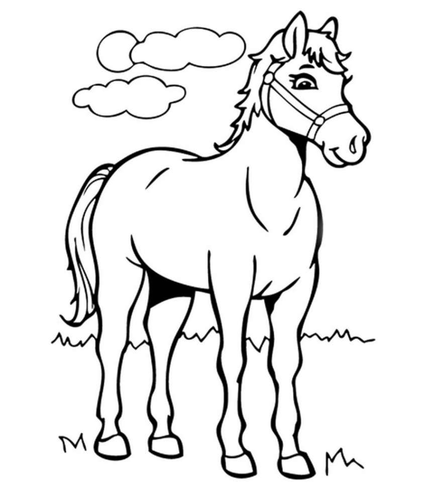 Top  Free Printable Horse Coloring Pages Online