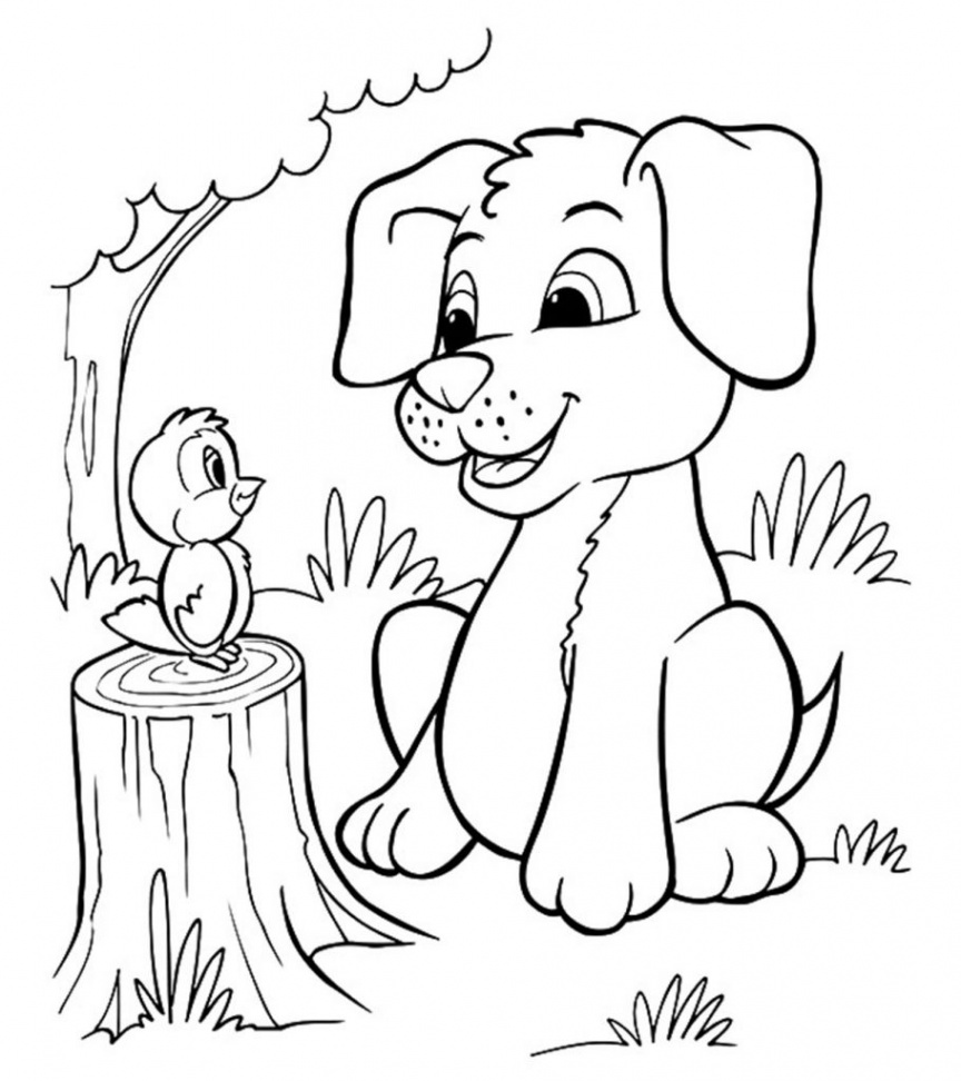 Top  Free Printable Puppy Coloring Pages Online