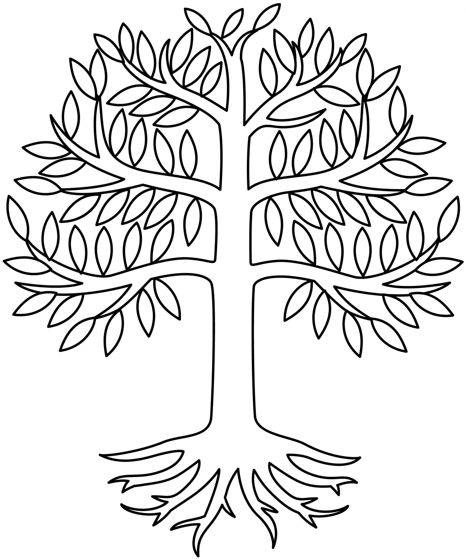 Tree of Life Printable Template  Free Printable Papercraft Templates