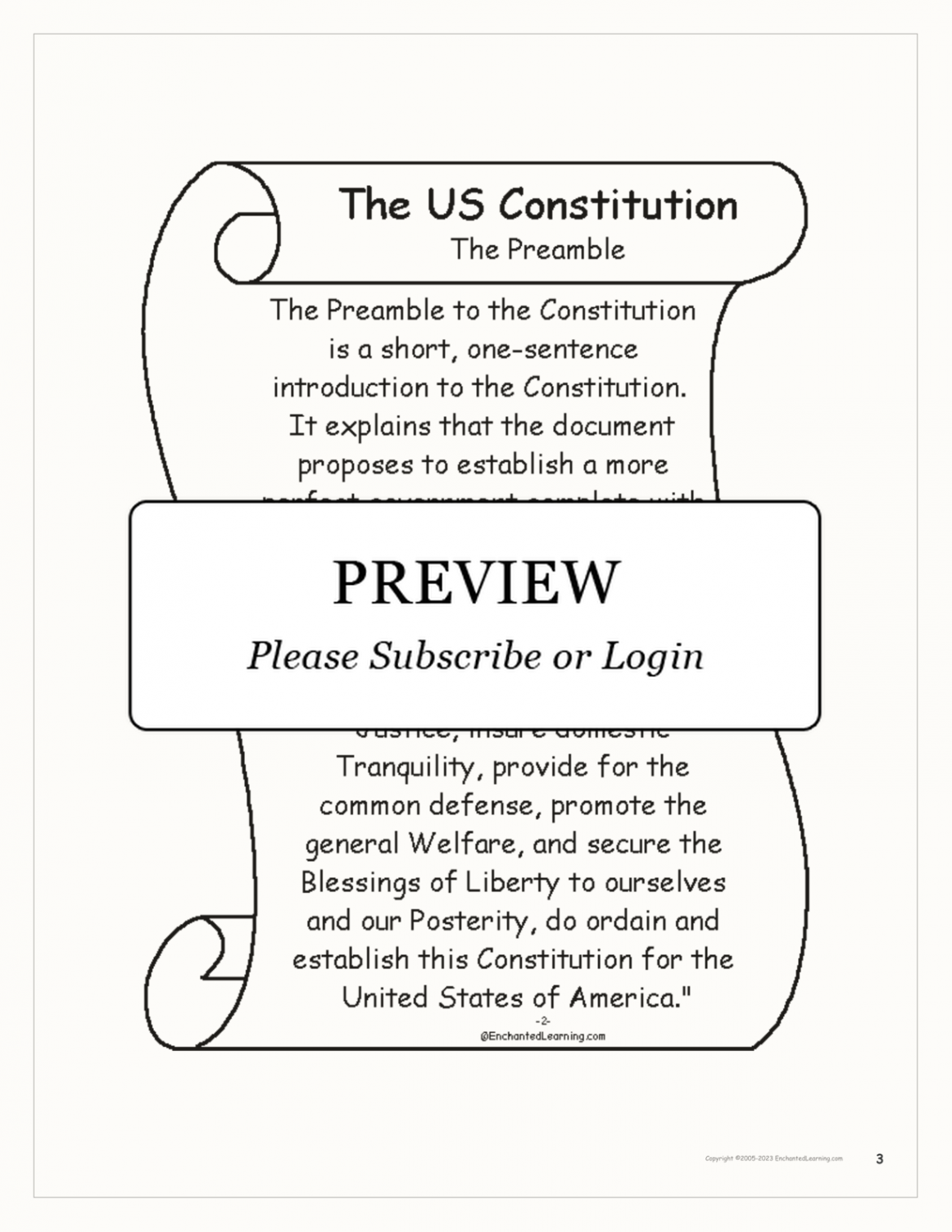 US Constitution Book - Enchanted Learning