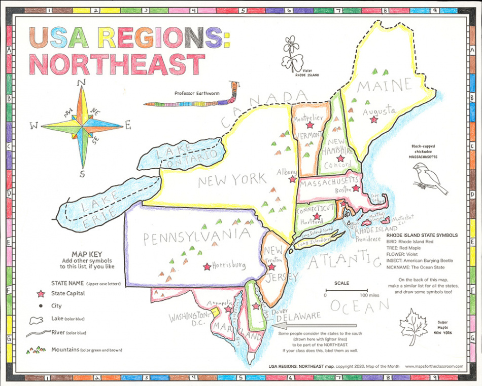 USA Regions – Northeast