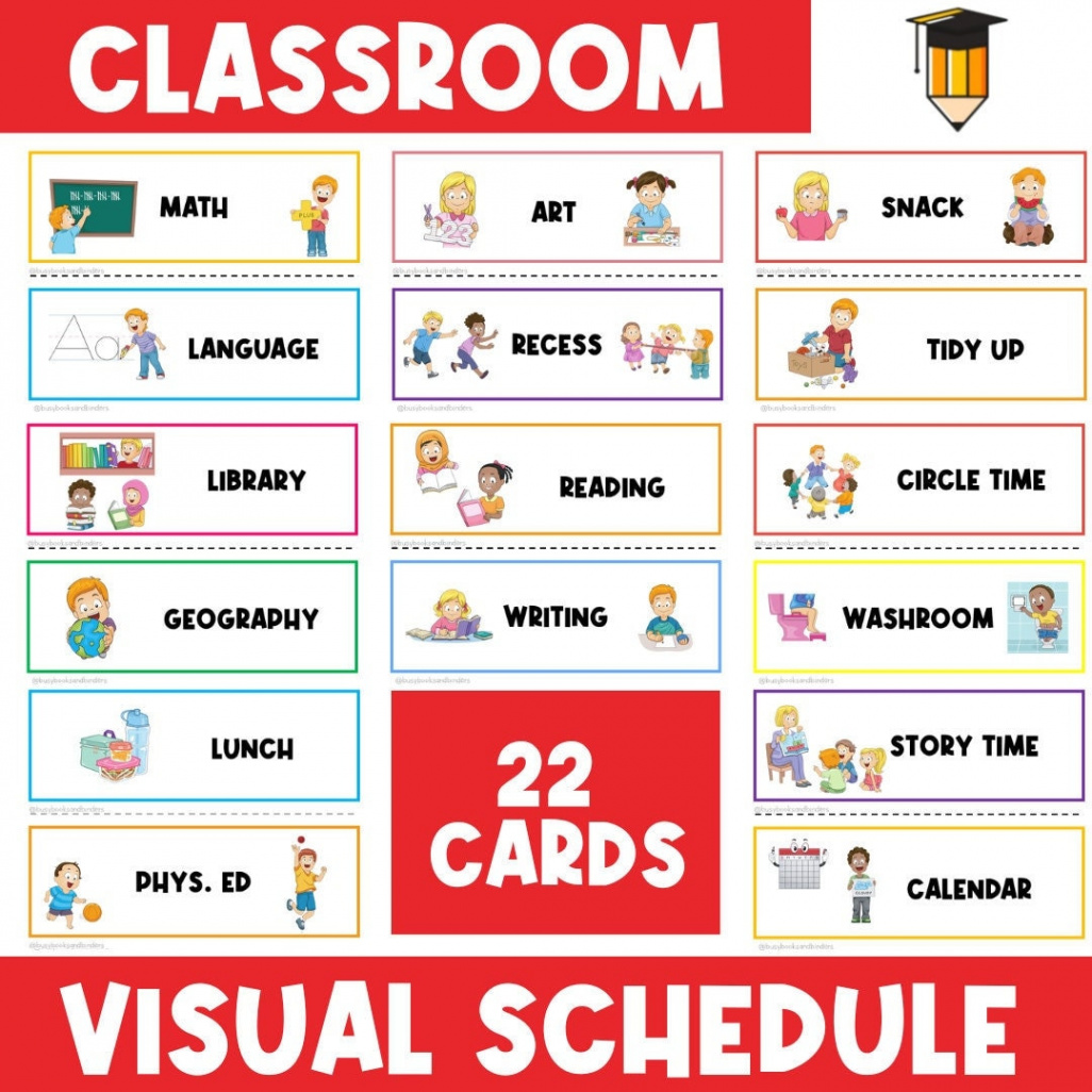 Visual Schedule Classroom Schedule Kids Printable Schedule Daily Routine  Chart Homeschool Daycare Classroom Printables Teacher - Etsy Israel