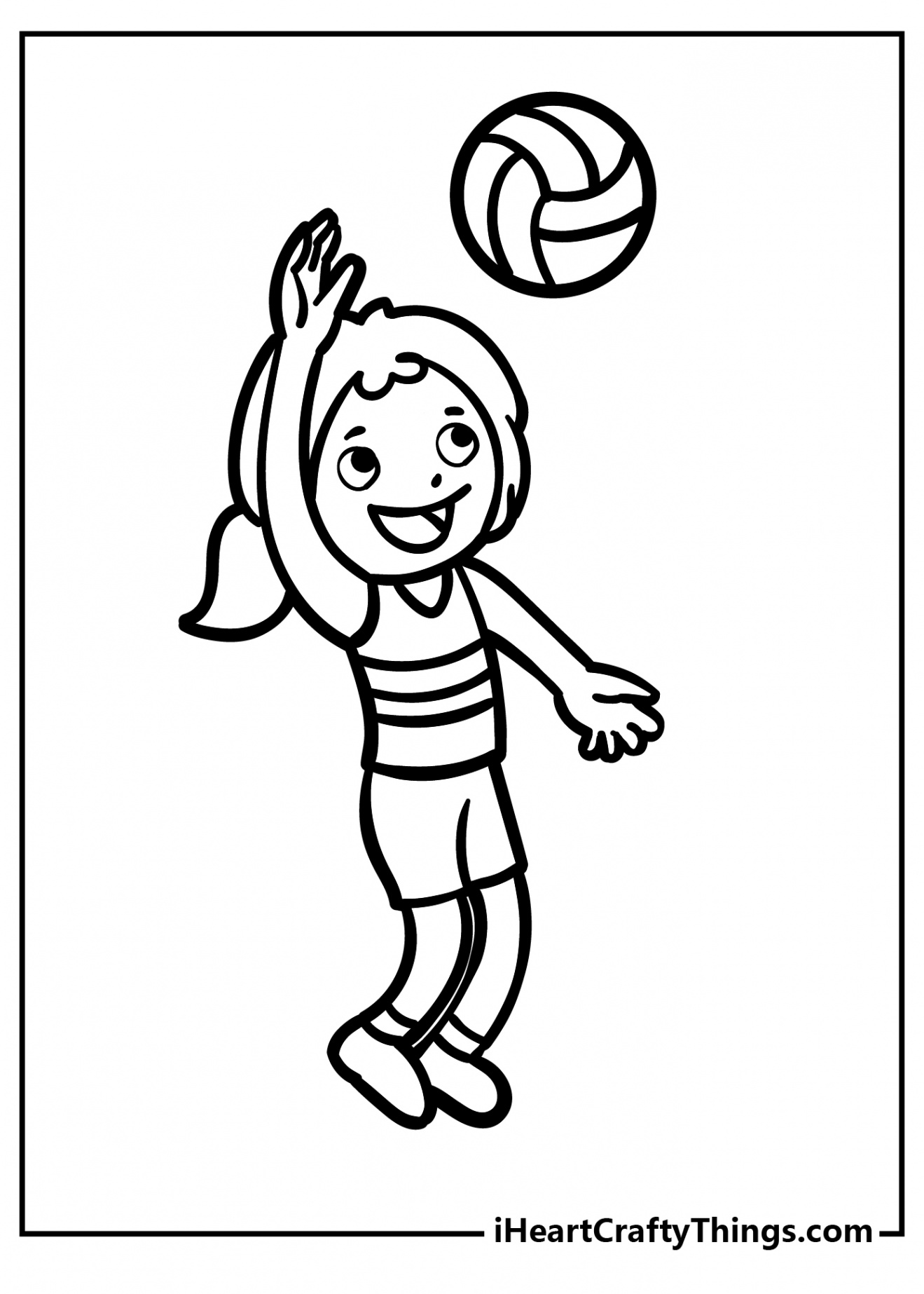 Volleyball Coloring Pages (% Free Printables)