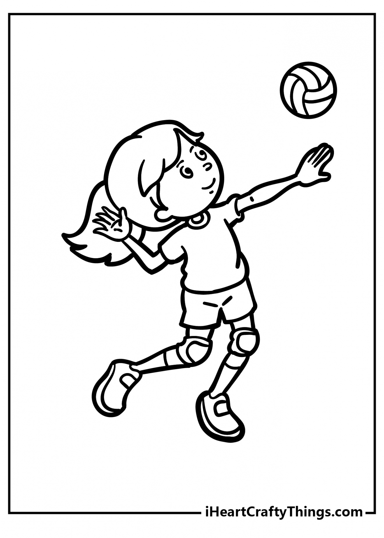 Volleyball Coloring Pages (% Free Printables)