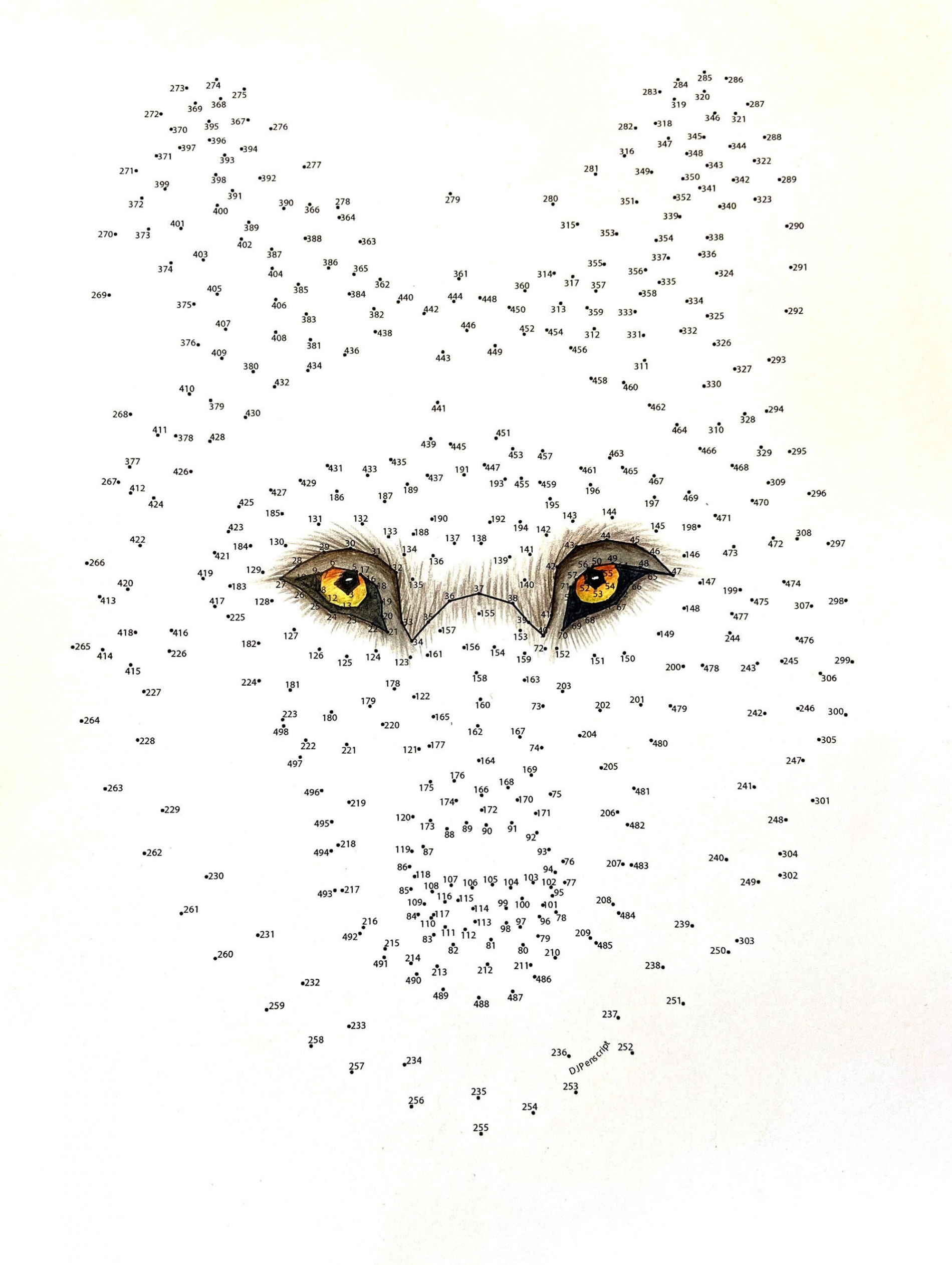 Wolf Extreme Dot to Dot PDF Activity and Coloring Page - Etsy Canada