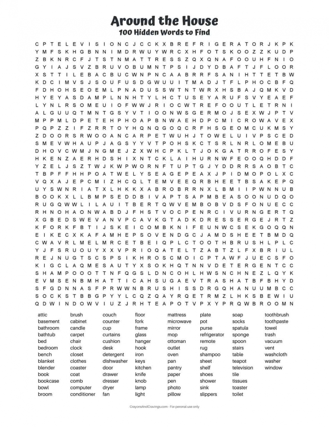 Word Word Search PDF - Free Printable Hard Word Search