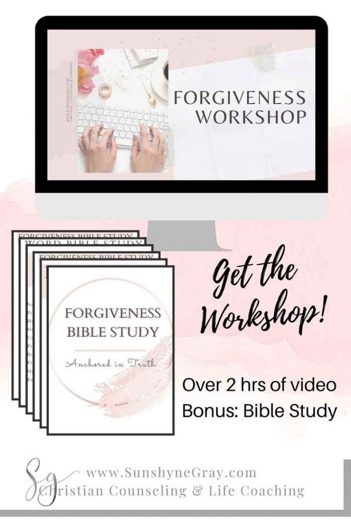 Workshop} How to Forgive  Bible study workbooks, Free bible study